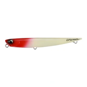 Duo Bay RUF Manic Fish 77 Coreman BCC0449 Born Red Head sinking pencil lure for seabass and inshore fishing