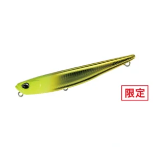 Duo Bay RUF Manic Fish 77 Coreman MCCZ366 Chart Head Gold Flash sinking pencil lure for seabass and inshore fishing