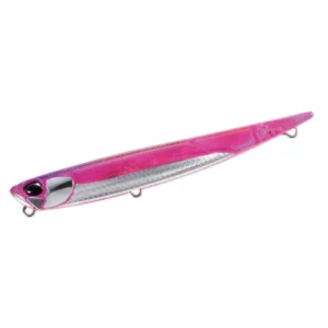Duo Bay RUF Manic Fish 99 CSI0620 UV Clear Pink Silver Flash – 99mm sinking lure with UV pink and silver finish.