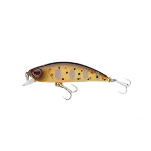 Berkley DEX Bullet Jerk 5cm Brown Trout sinking jerkbait with lifelike trout pattern for freshwater fishing.