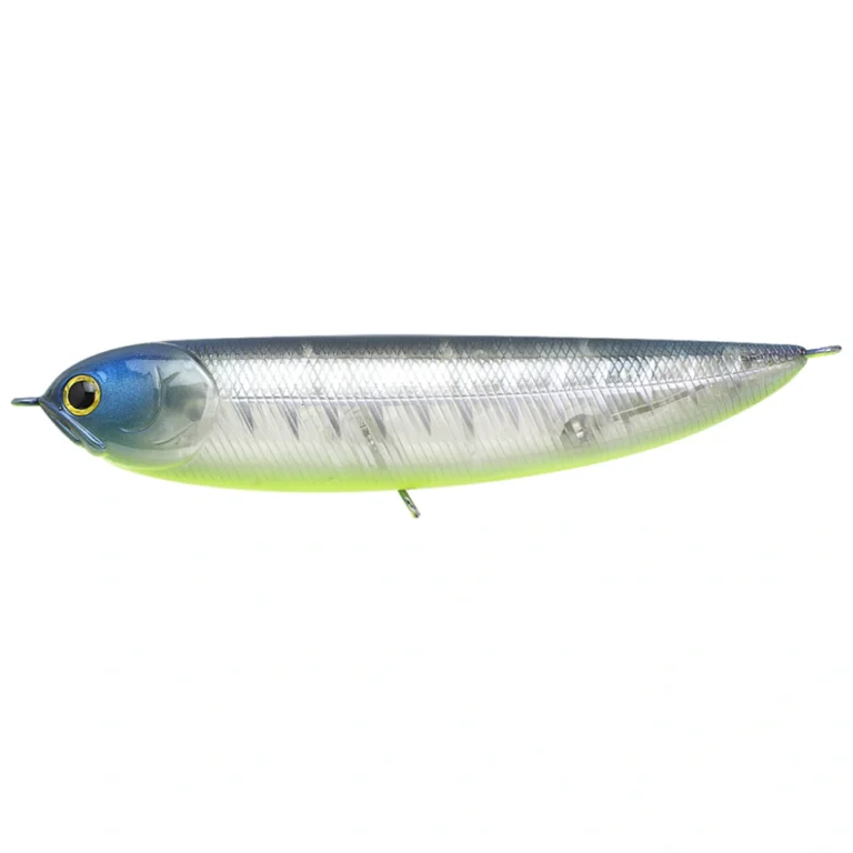 Lucky Craft Sammy 118 SM118-371 Bone Pro-Blue topwater walking bait, 118 mm surface lure.