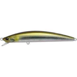 Duo Tide Minnow Sprat 100SF CRA3050 Half Mirror Ayu seabass lure, 100mm slow-floating minnow with reflective half-mirror ayu finish and long casting stability.
