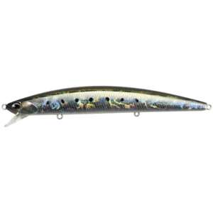 DUO Tide Minnow Sprat 140SF ADA0037 Sardine Noir slow-floating seabass minnow lure with long casting performance and natural sardine finish