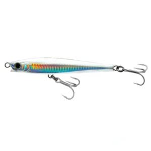 Hydro Monster Shot R1480 Double White sinking stickbait, long-casting saltwater lure with bright white finish and lifelike wobble action.