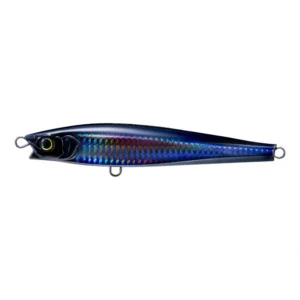 Hydro Monster Shot R1480 Silhouette Black sinking stickbait, long-casting saltwater lure with natural wobble and darting action.
