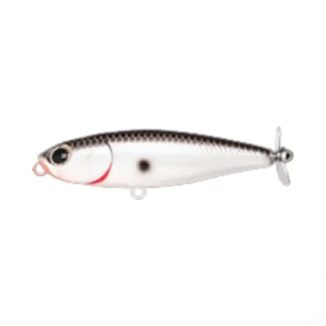 Lucky Craft Bevy Prop 55 Original Tennessee Shad topwater prop bait with rear propeller and natural shad pattern.