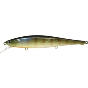 Lucky Craft Flash Pointer 115 MR BE Gill suspending jerkbait, 115mm medium runner with natural bluegill pattern and stable casting design.