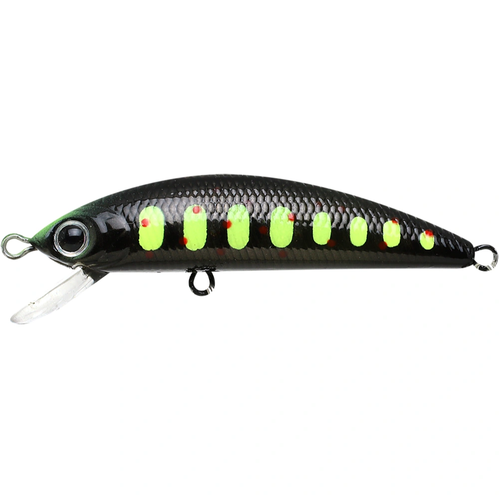Lucky Craft Humpback Minnow 50S Chart Head Black Amago