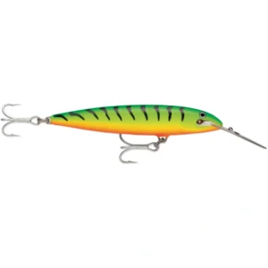 Rapala CountDown Magnum CDMAG14 Firetiger saltwater fishing lure for tuna, wahoo, and offshore predators