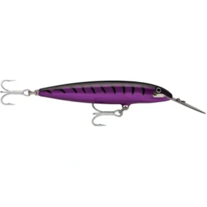 Rapala CountDown Magnum CDMAG14 Purple Mackerel saltwater fishing lure for tuna, wahoo, and offshore predators