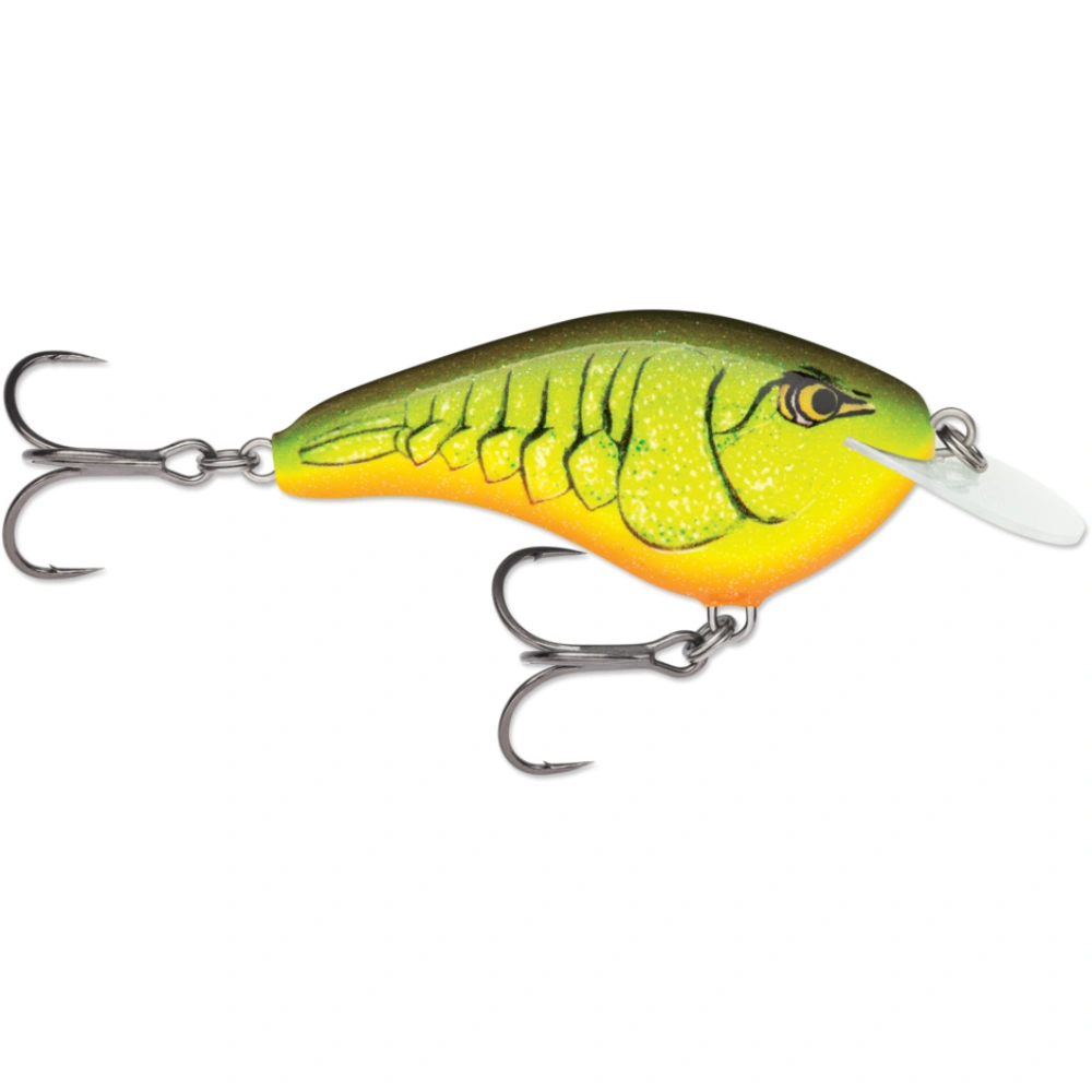 Rapala OG Slim 6 Chartreuse Rootbeer Crawdad