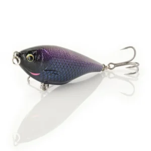 Savage Gear Twitch Reaper Offshore 4329 Purple Black subsurface twitch bait, heavy-duty saltwater lure with dark purple-black finish and 4X strong hooks.